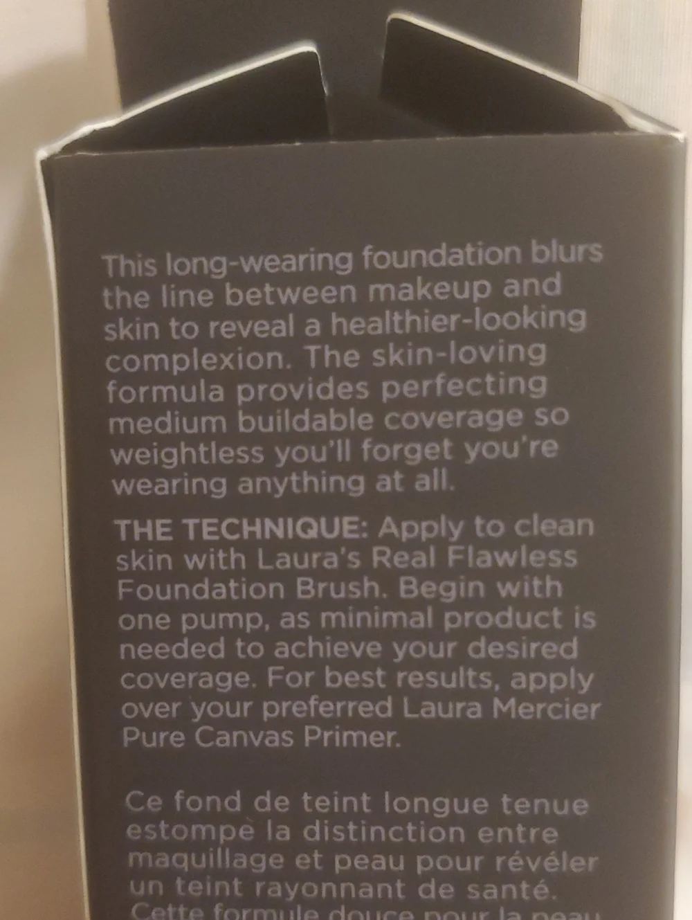 Laura Mercier Real Flawless Weightless Perfecting Foundation — Suntan (4W1) New